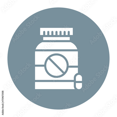Antidepressants icon vector image. Can be used for Addiction.