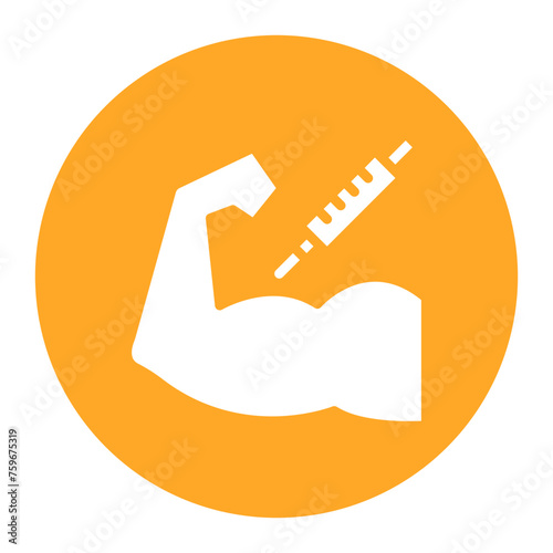 Steroids icon vector image. Can be used for Addiction.