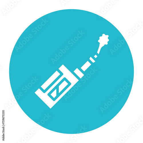 Vaping Addiction icon vector image. Can be used for Addiction.