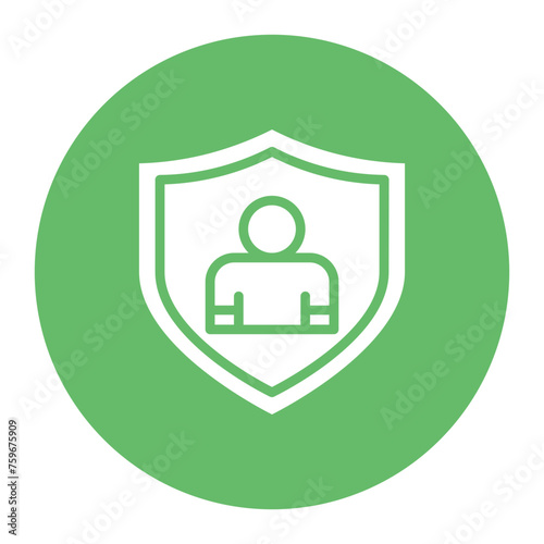 Pseudonymisation icon vector image. Can be used for Compliance And Regulation. photo