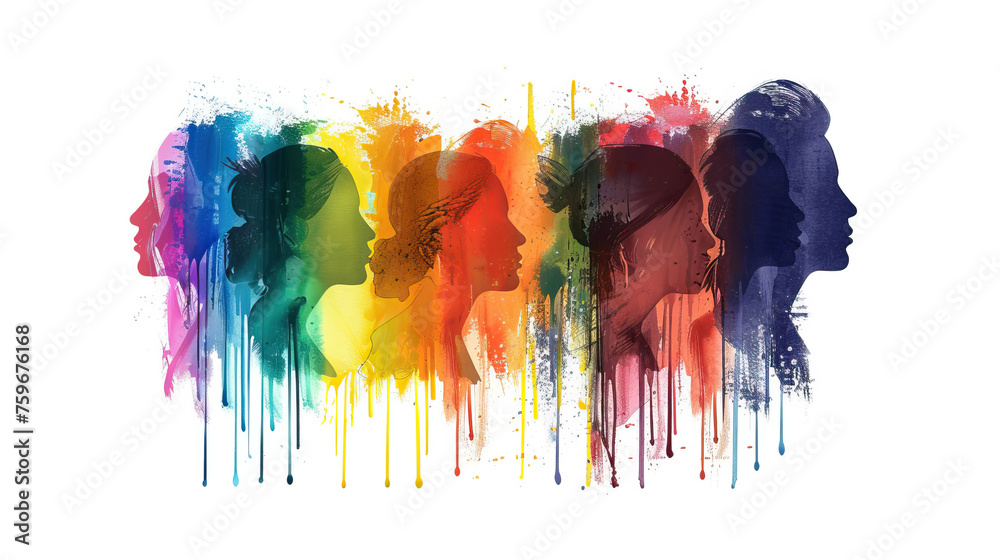 Color Equality Images Business culture concept of Diversity, inclusion, equality, honesty ...