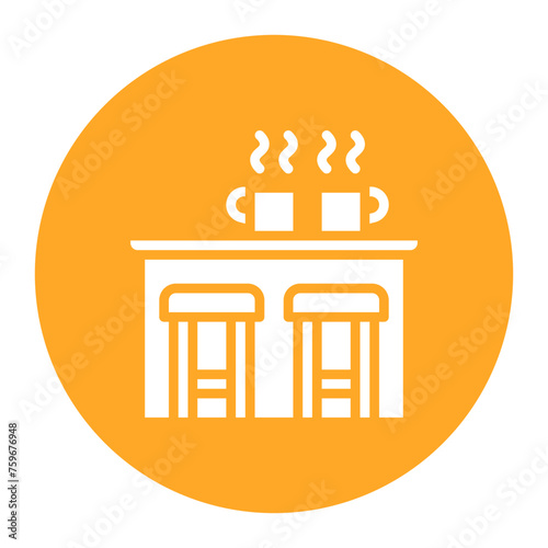 Cafe and Bar icon vector image. Can be used for Bar.