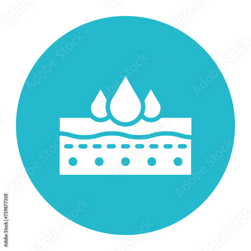 Absorption icon vector image. Can be used for Cosmetology.