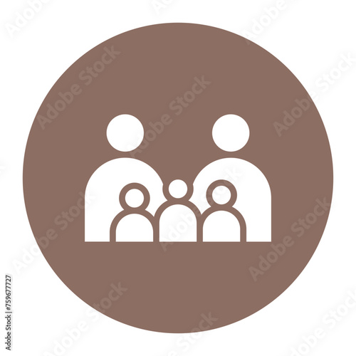 Family icon vector image. Can be used for Maternity.