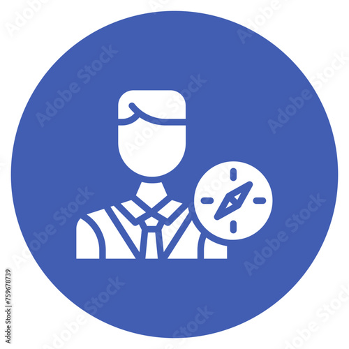 Antiquarian Male icon vector image. Can be used for Archeology.
