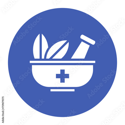 Herbal icon vector image. Can be used for Dermatology.