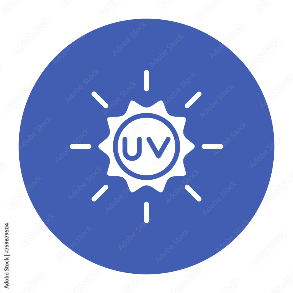 UV icon vector image. Can be used for Dermatology. UV icon vector image. Can be used for Dermatology.