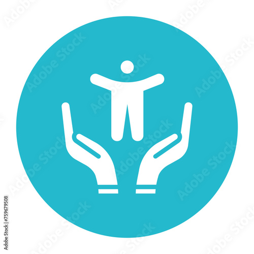 Adult Day Care icon vector image. Can be used for Home Services.