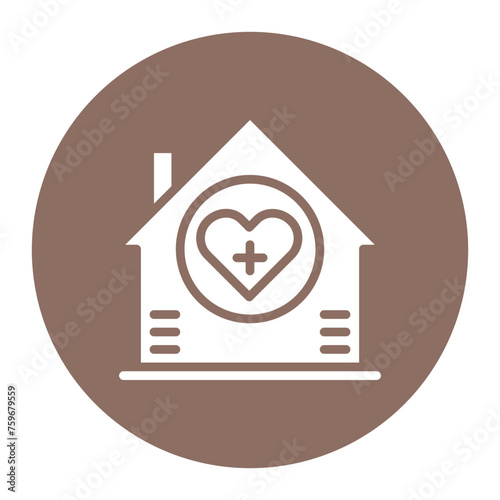 Home Care icon vector image. Can be used for Home Services.