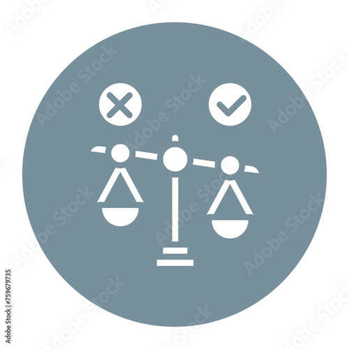Discrimination icon vector image. Can be used for Human Rights.