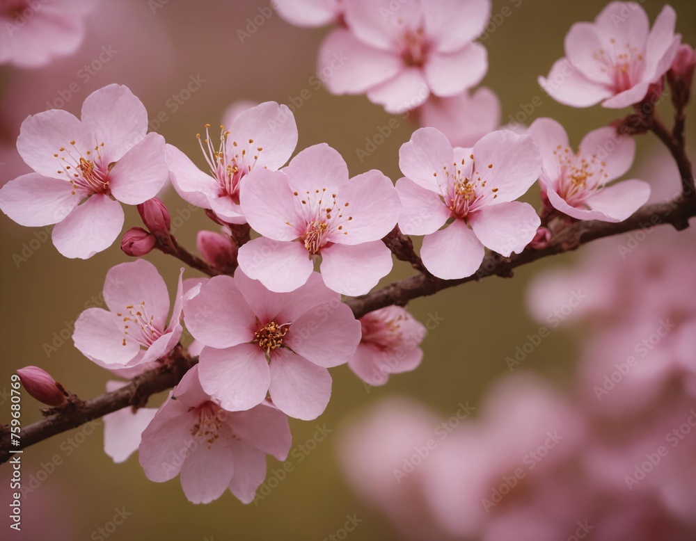 sprig of cherry blossoms