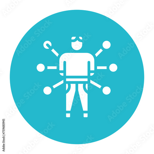 Skillset icon vector image. Can be used for Staff Management.