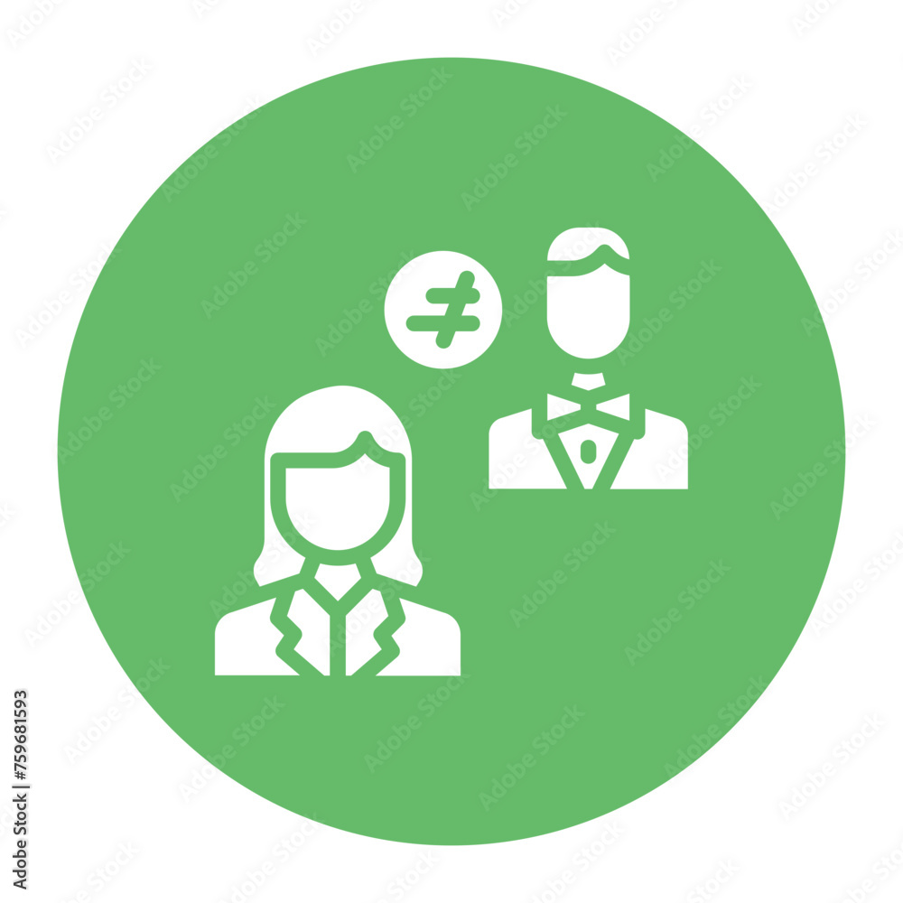 Discrimination icon vector image. Can be used for Protesting and Civil Disobedience. Discrimination icon vector image. Can be used for Protesting and Civil Disobedience.