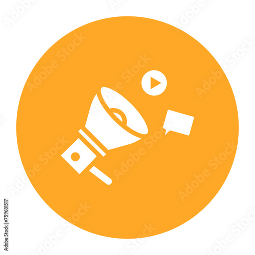 Campaign icon vector image. Can be used for Protesting and Civil Disobedience.