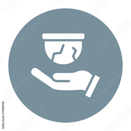 Poverty icon vector image. Can be used for Protesting and Civil Disobedience.