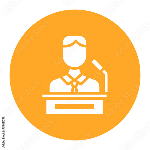 Speech icon vector image. Can be used for Protesting and Civil Disobedience.