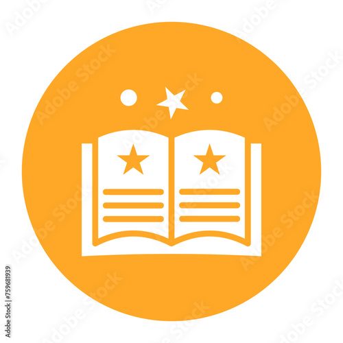 Fiction icon vector image. Can be used for Literature.