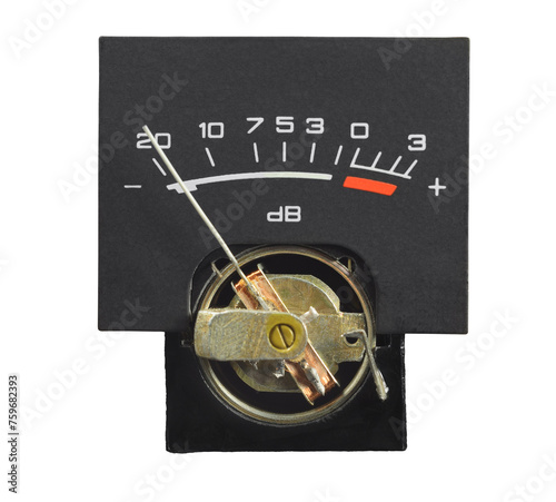 Plakat Analog arrow signal meter