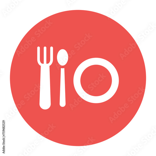 Cutlery icon vector image. Can be used for Lifestyles.