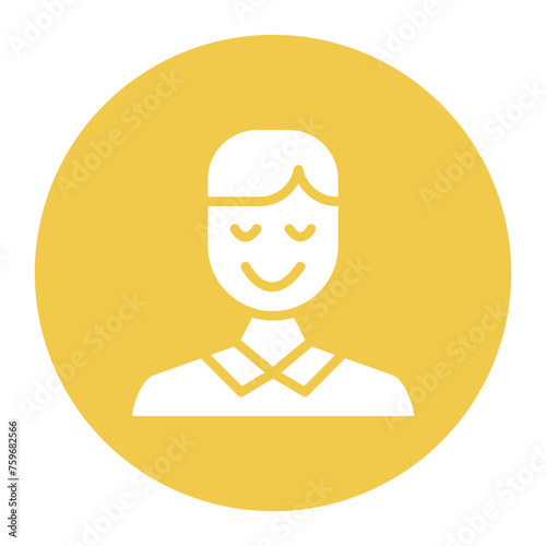 Happy icon vector image. Can be used for Lifestyles.