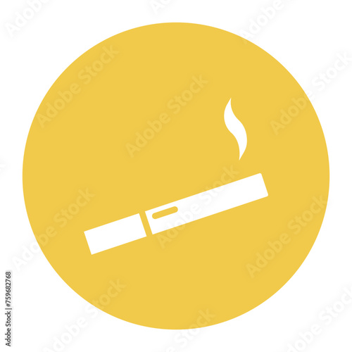 Smoking icon vector image. Can be used for Lifestyles.