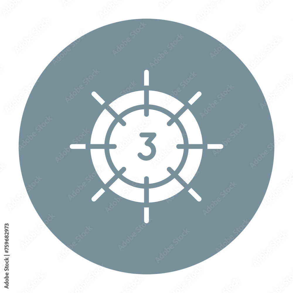 Countdown icon vector image. Can be used for Filmmaking. Countdown icon vector image. Can be used for Filmmaking.
