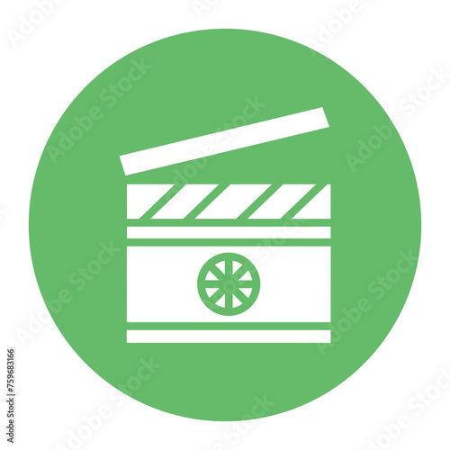 Indie Film icon vector image. Can be used for Filmmaking.
