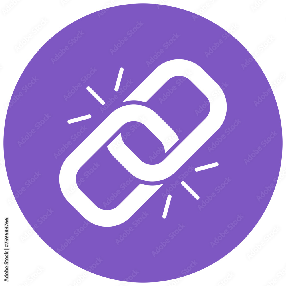 Hyperlink icon vector image. Can be used for User Interface. Hyperlink icon vector image. Can be used for User Interface.
