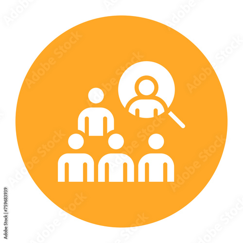 Hiring Staff icon vector image. Can be used for Award Events.