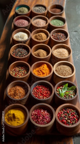 Each spices container is a vessel of possibility, holding the key to culinary creativity.