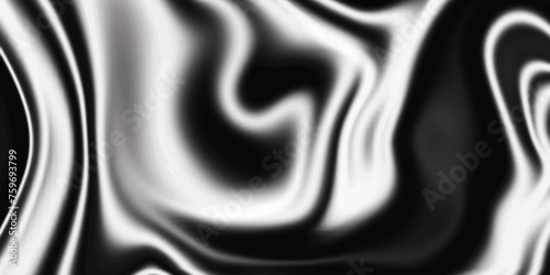 Dark liquid wave metal background. Metallic liquid surface. Silver liquify background. Black and white liquid background texture.