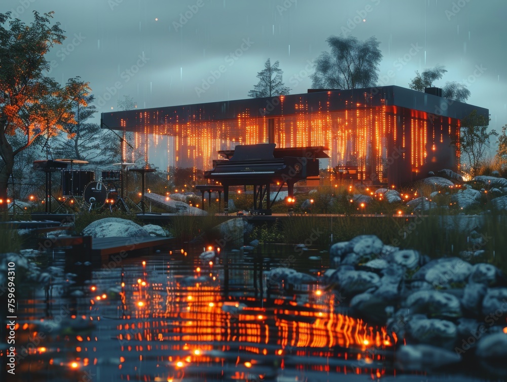 Obraz premium AR musical education