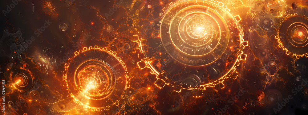 Obraz premium The Alchemy of Mechanics: Forging the Future