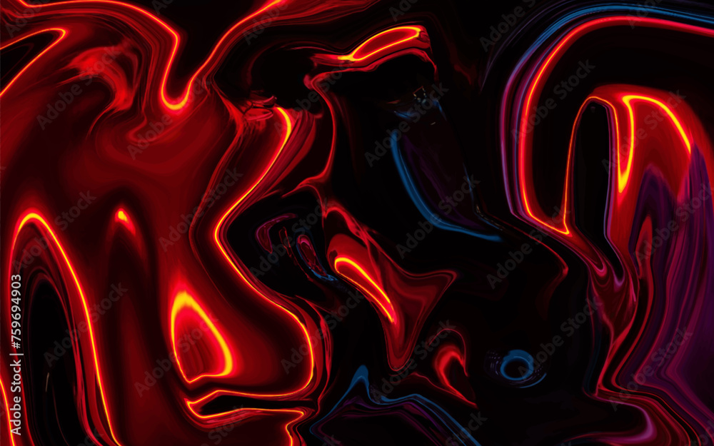 Abstract liquid marble background