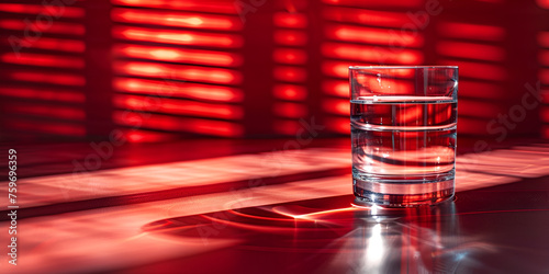 Alcohol addiction surreal background,Glass of water with aspirin.