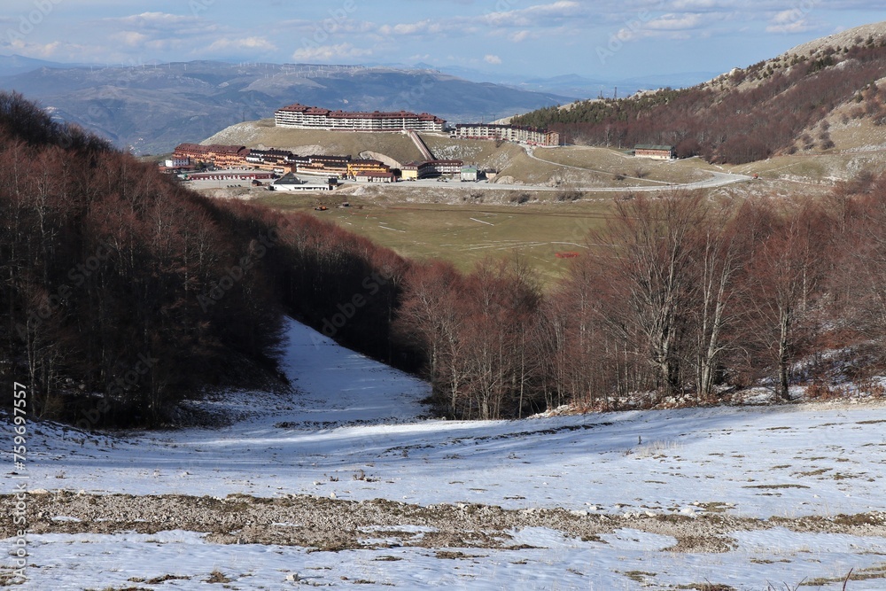 Campitello Matese - Panorama dalla pista Del Caprio