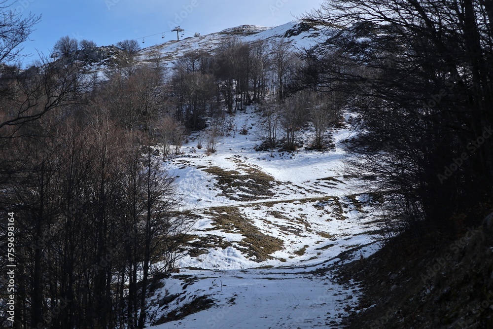 Campitello Matese - Scorcio della Seggiovia Capo d'Acqua su Colle del Monaco
