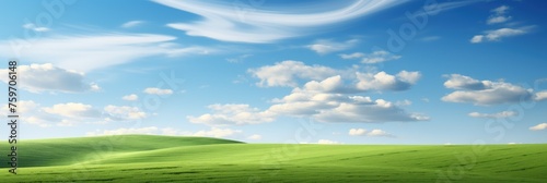 nice landscape with a beautiful blue sky