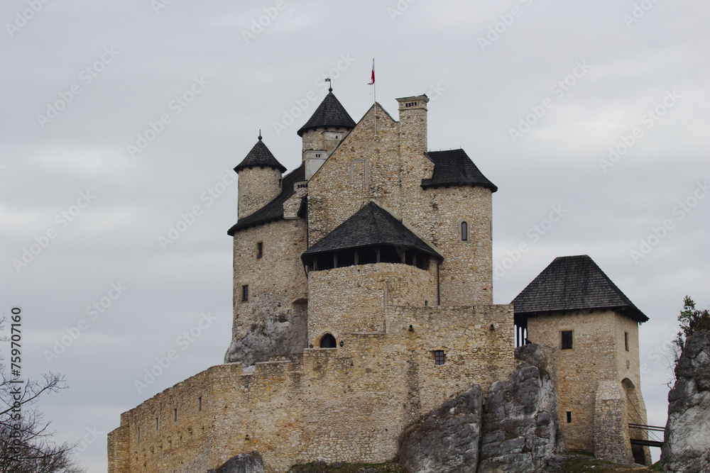 Royal Castle Bobolice in Bobolice, Poland.