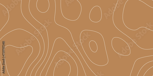 Topographic pattern texture on paper. Old topographic Map. Geographic topography vector illustration.