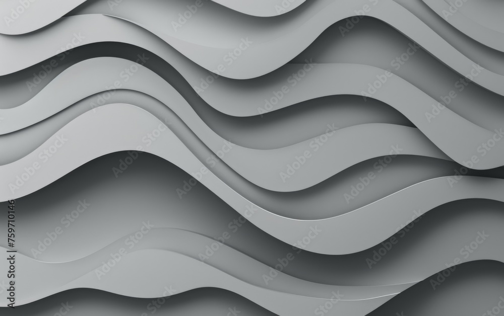 Fototapeta premium Gray background with lines, abstract, A simple gray background with layered lines from inside to outside