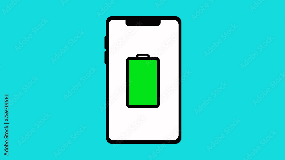 Phone and battery charging icon. Image of smart phone and app. Phone and battery charging icon. Image of smart phone and app.
