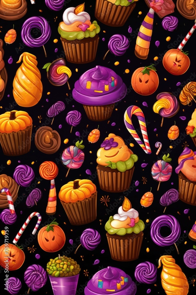 Halloween Sweets Pattern