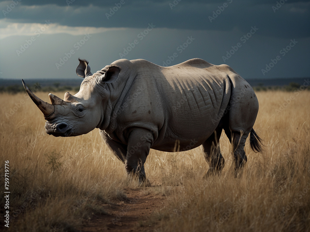 Guardians of the Grasslands, Rhinoceros Wildlife. Guardians of the Grasslands, Rhinoceros Wildlife.