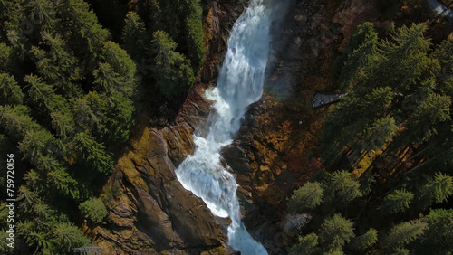 Krimml Waterfalls in Austrian Alps © Kokhanchikov