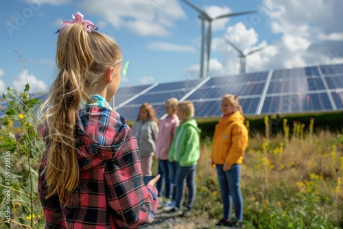 An educational event on renewable energy sources for children