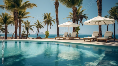 swimming pool in hotel