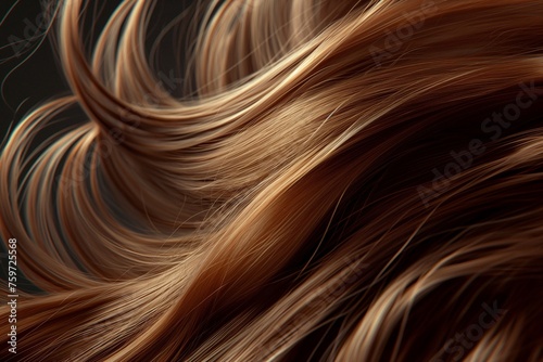 long delightful healthy female hair  shampoos and hair care  flowing like silk