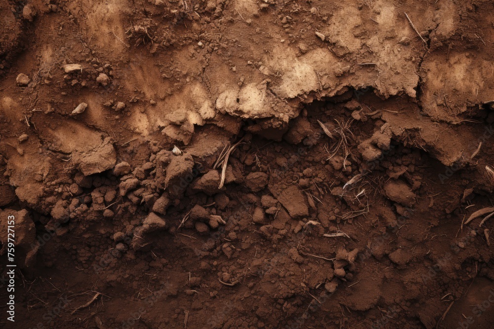 a close up shot of soil as background