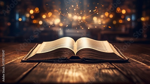 old book on the table